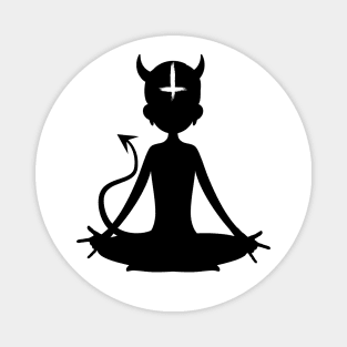 Satanic Yoga | Black Yogi | Wear Satan Magnet